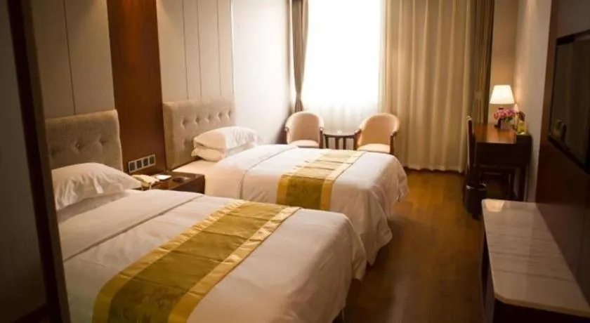 Bed in GreenTree Eastern Hotel Handan Daming Bus Station