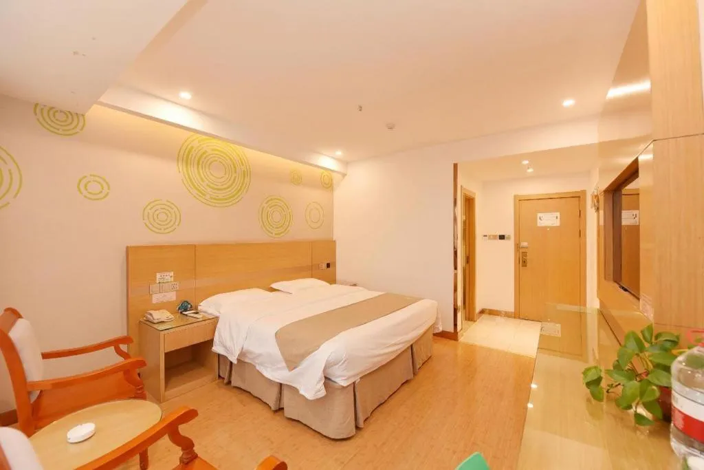 Bed in GreeTree Inn Huainan Jinjialing Road Oriental General Hospital
