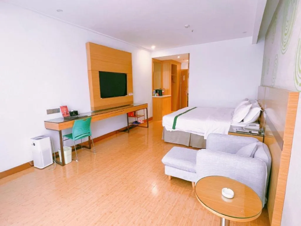 Bed in GreeTree Inn Huainan Jinjialing Road Oriental General Hospital
