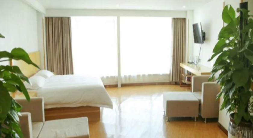 Bed in GreenTree Inn Binzhou Bus Station