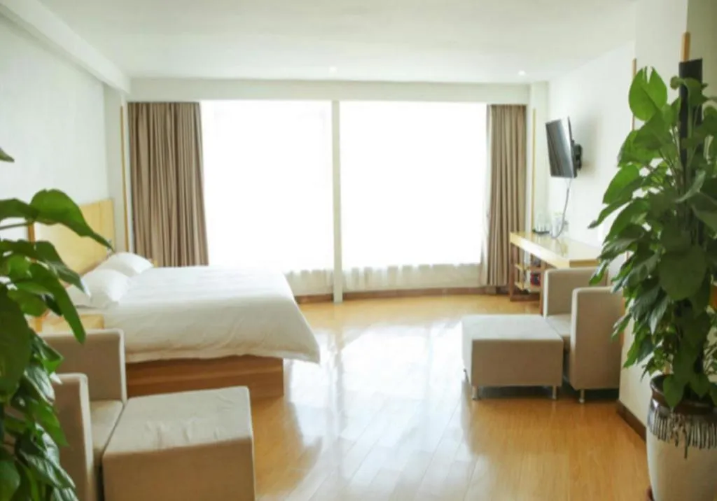 Bed in GreenTree Inn Binzhou Bus Station