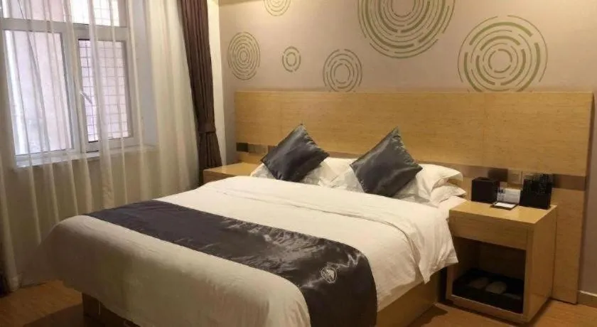 Bed in GreenTree Inn Chengde Shuangyu District Shuangtashan