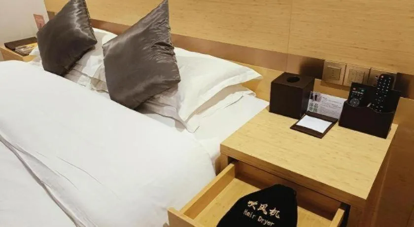 Bed in GreenTree Inn Chengde Shuangyu District Shuangtashan