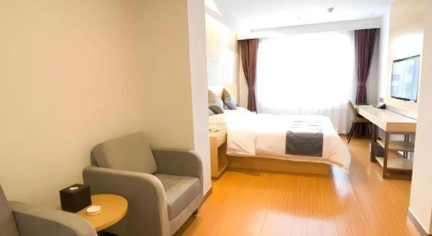 Bed in GreenTree Inn Chengde Shuangyu District Shuangtashan