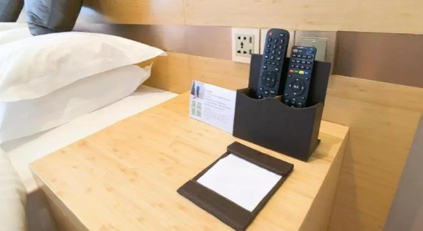 Bed in GreenTree Inn Chengde Shuangyu District Shuangtashan