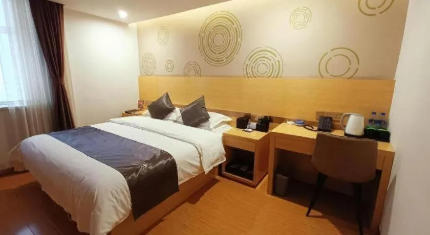 Bed in GreenTree Inn Chengde Shuangyu District Shuangtashan