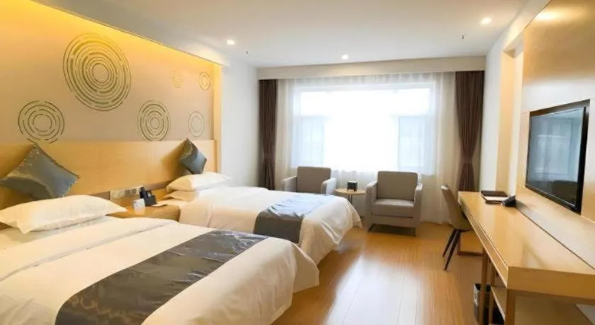Bed in GreenTree Inn Chengde Shuangyu District Shuangtashan