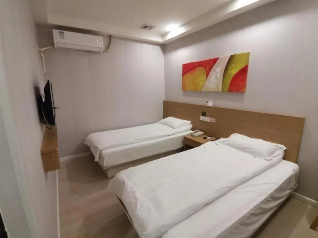 Bed in Shell Shanghai Yangpu District Shuangyang Road Hotel