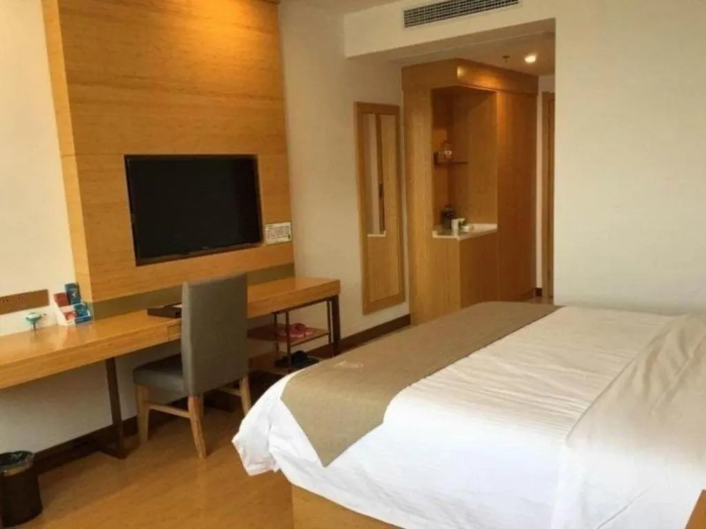 Bed in GreenTree Inn Hefei Changfeng County Gangji Town Jingang Avenue Express Hotel