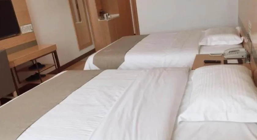 Bed in GreenTree Inn Hefei Changfeng County Gangji Town Jingang Avenue Express Hotel
