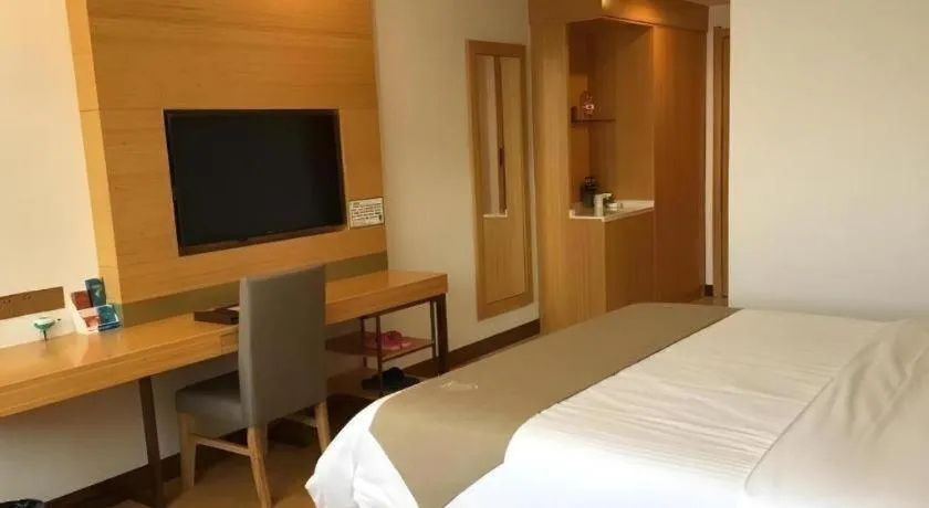 Bed in GreenTree Inn Hefei Changfeng County Gangji Town Jingang Avenue Express Hotel