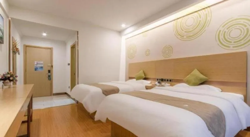 Bed in GreenTree Inn Weifang Kuiwen District Beiwang Jiale