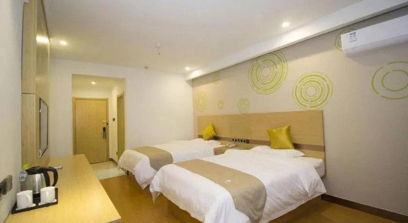 Bed in GreenTree Inn Weifang Kuiwen District Beiwang Jiale