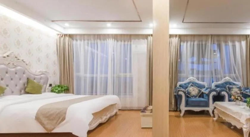 Bed in GreenTree Inn Weifang Kuiwen District Beiwang Jiale