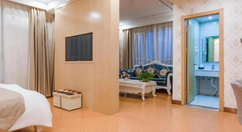 Bed in GreenTree Inn Weifang Kuiwen District Beiwang Jiale