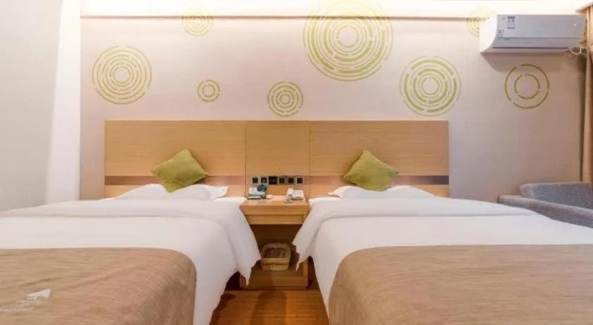 Bed in GreenTree Inn Weifang Kuiwen District Beiwang Jiale