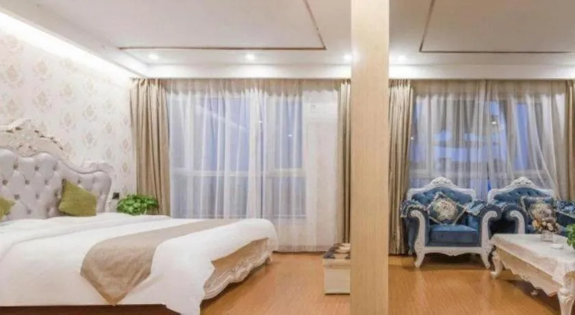 Bed in GreenTree Inn Weifang Kuiwen District Beiwang Jiale