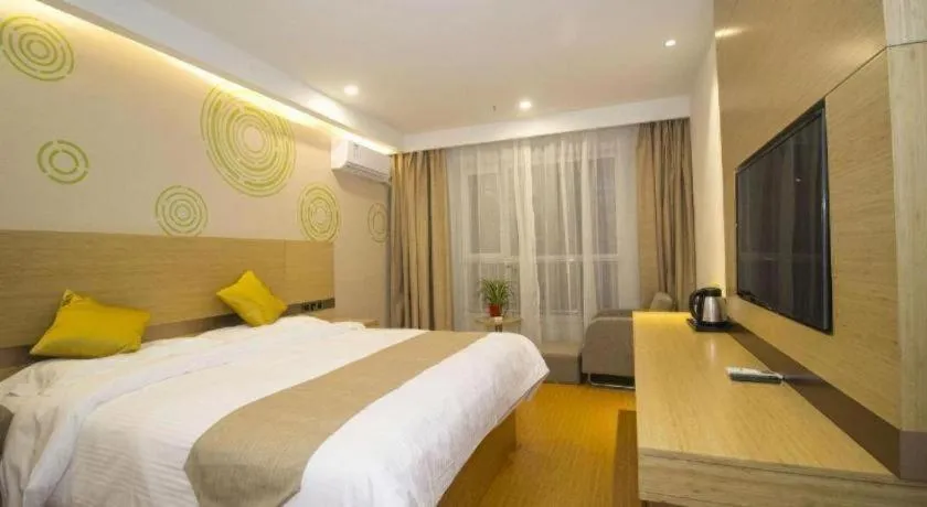 Bed in GreenTree Inn Weifang Kuiwen District Beiwang Jiale