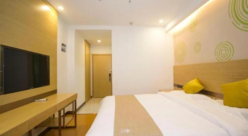 Bed in GreenTree Inn Weifang Kuiwen District Beiwang Jiale