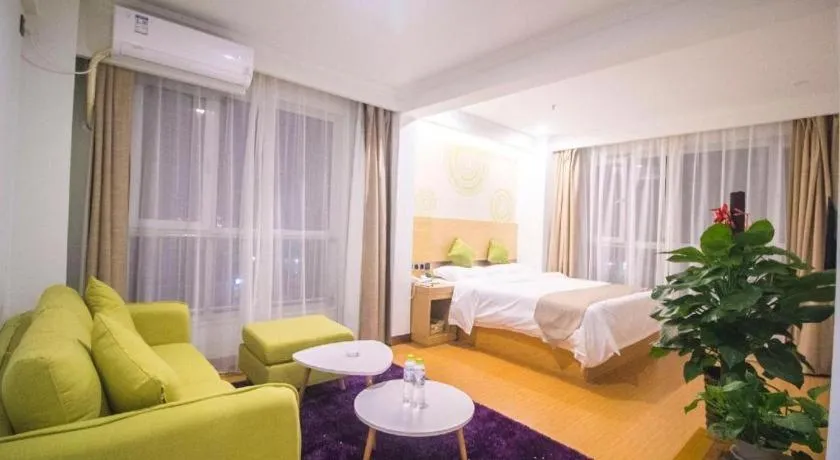 Bed in GreenTree Inn Weifang Kuiwen District Beiwang Jiale
