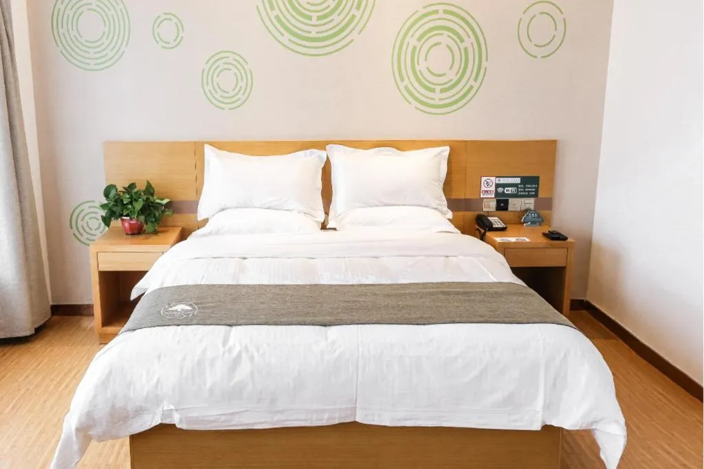 Bed in GreenTree Inn Shangqiu Ningling County Bus Station