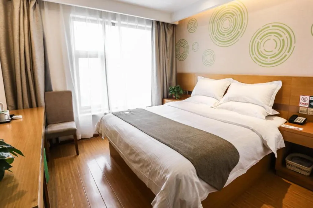 Bed in GreenTree Inn Shangqiu Ningling County Bus Station