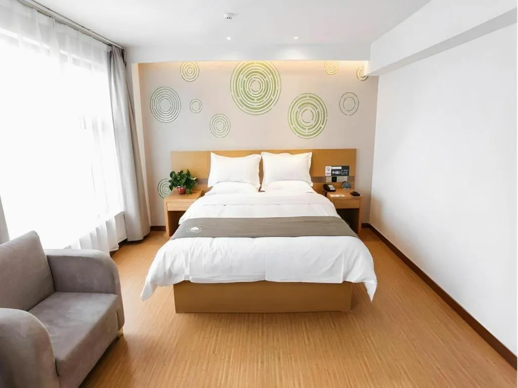 Bed in GreenTree Inn Shangqiu Ningling County Bus Station