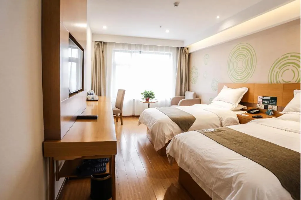 Bed in GreenTree Inn Shangqiu Ningling County Bus Station