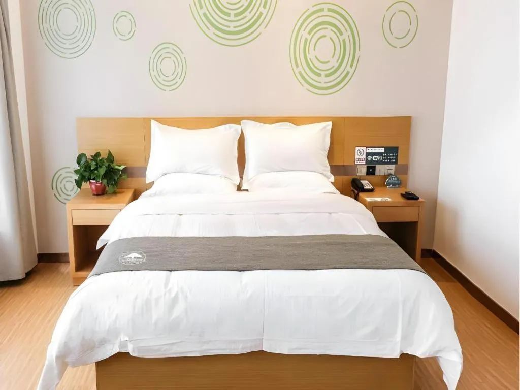 Bed in GreenTree Inn Shangqiu Ningling County Bus Station