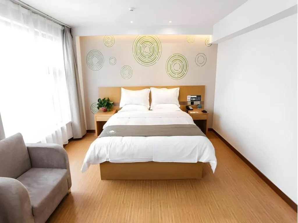 Bed in GreenTree Inn Shangqiu Ningling County Bus Station