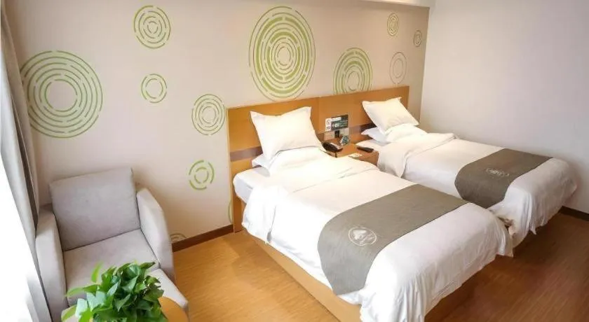 Bed in GreenTree Inn Shangqiu Ningling County Bus Station