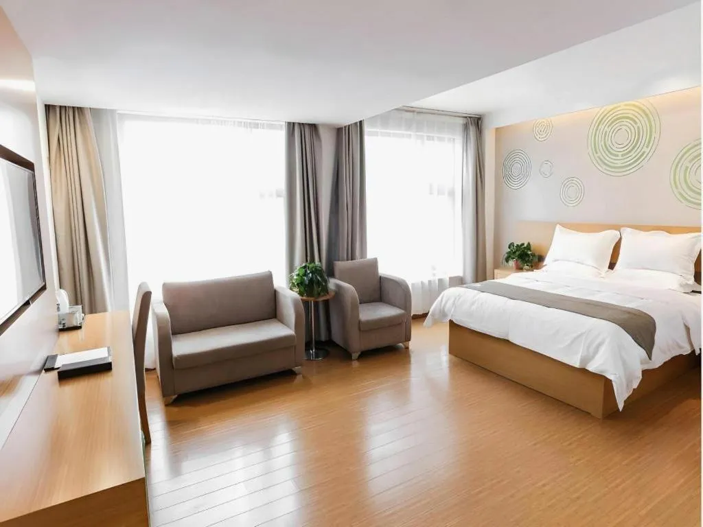 Bed in GreenTree Inn Shangqiu Ningling County Bus Station