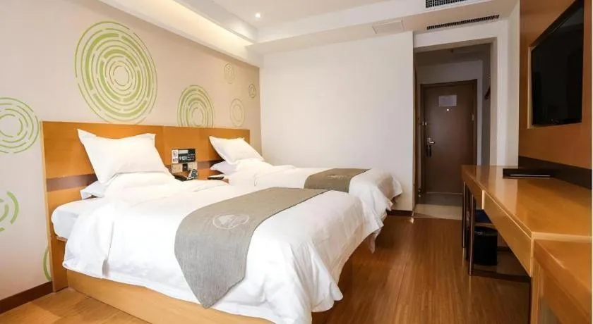 Bed in GreenTree Inn Shangqiu Ningling County Bus Station