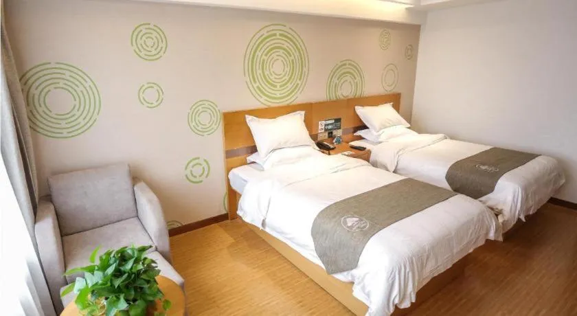 Bed in GreenTree Inn Shangqiu Ningling County Bus Station