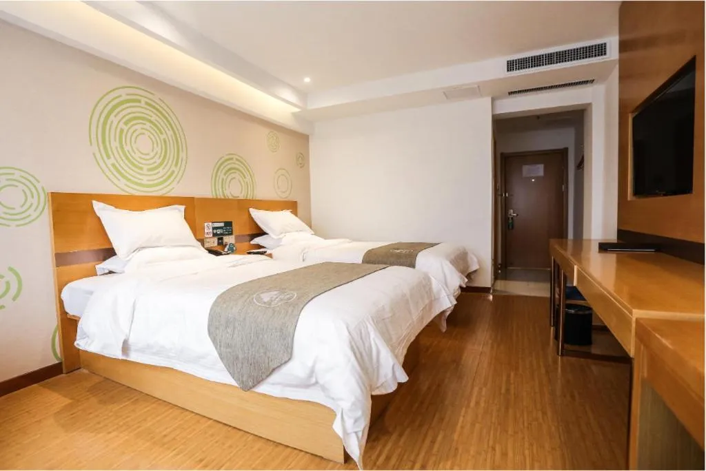 Bed in GreenTree Inn Shangqiu Ningling County Bus Station