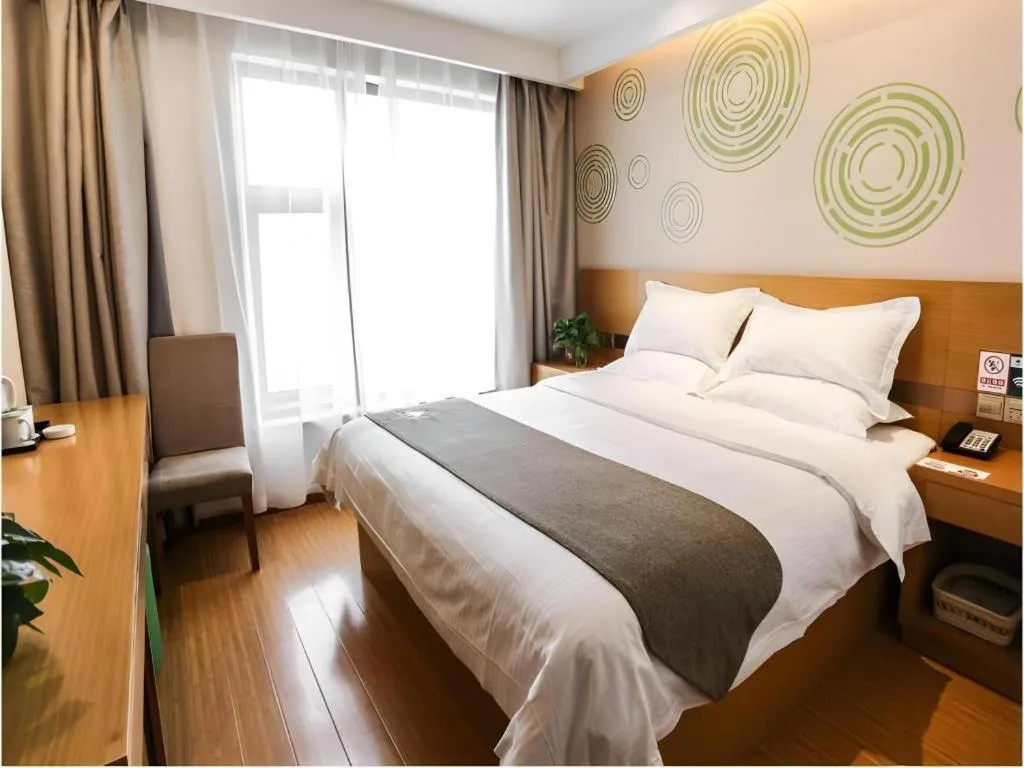 Bed in GreenTree Inn Shangqiu Ningling County Bus Station