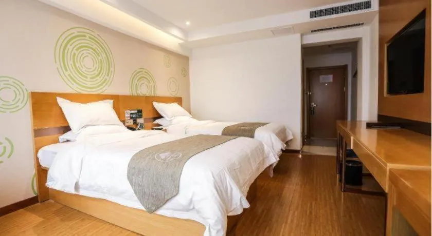 Bed in GreenTree Inn Shangqiu Ningling County Bus Station