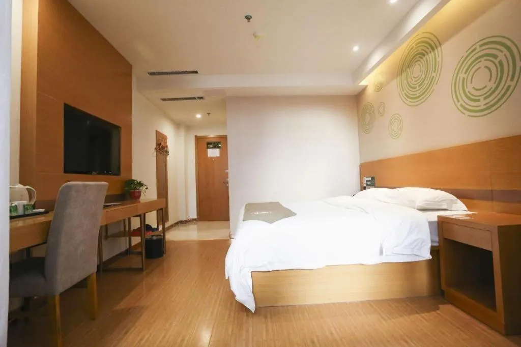 Bed in GreenTree Inn Shangqiu Ningling County Bus Station