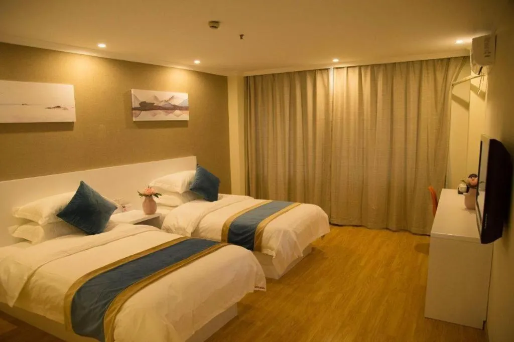 Bed in Shell Shanghai Songjiang District Xinqiao Town Xinqiao Hotel