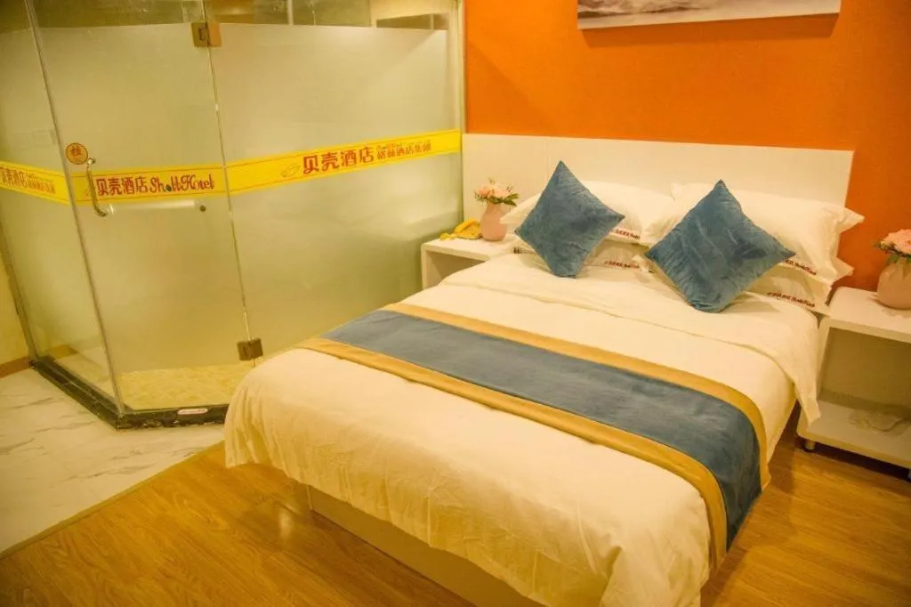 Bed in Shell Shanghai Songjiang District Xinqiao Town Xinqiao Hotel
