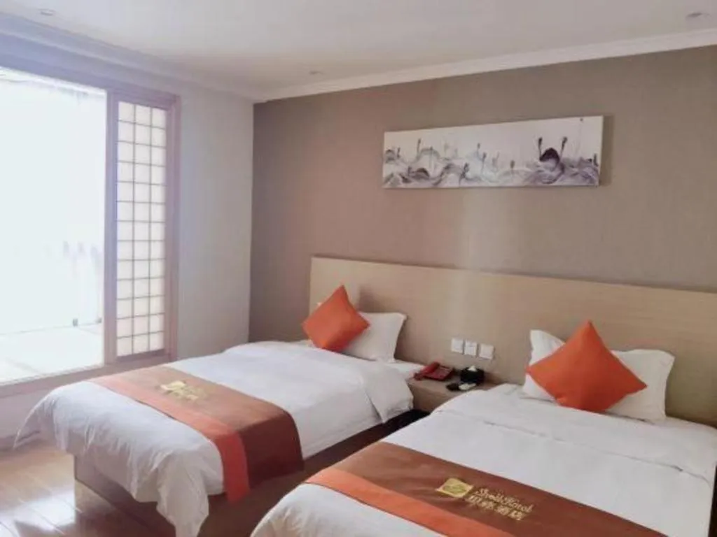 Bed in Shell Shanghai Songjiang District Xinqiao Town Xinqiao Hotel
