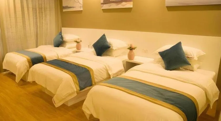 Bed in Shell Shanghai Songjiang District Xinqiao Town Xinqiao Hotel