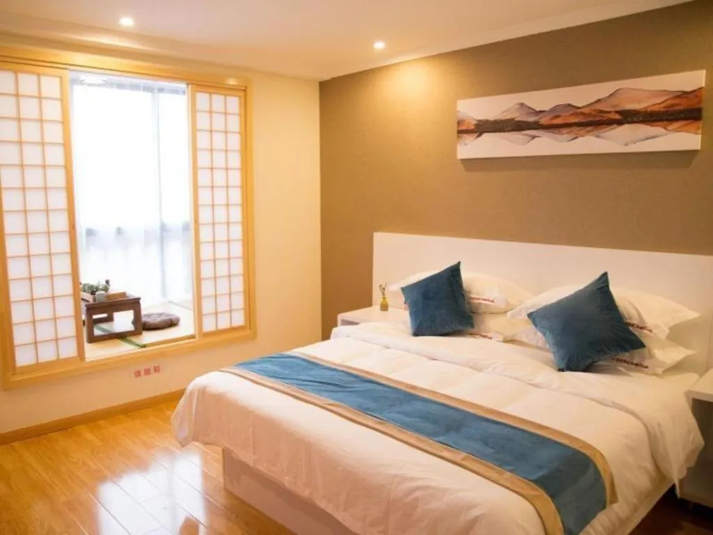 Bed in Shell Shanghai Songjiang District Xinqiao Town Xinqiao Hotel