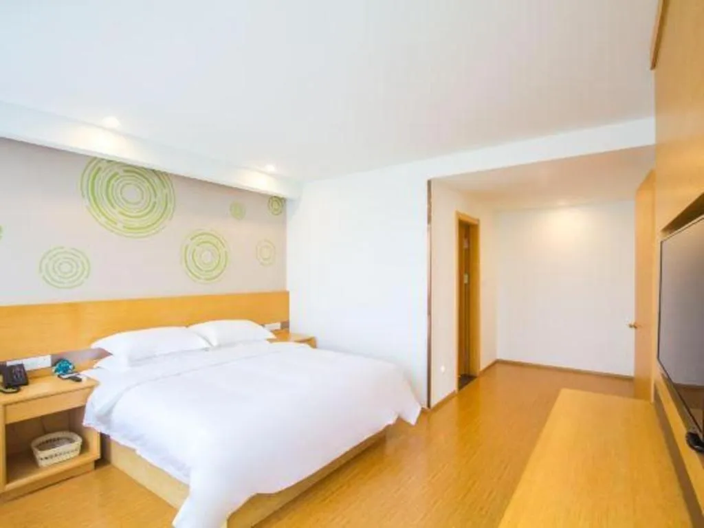 Bed in GreenTree Inn Jiaxing Qixing Town Goverment