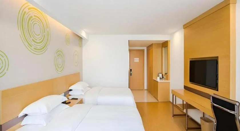 Bed in GreenTree Inn Jiaxing Qixing Town Goverment