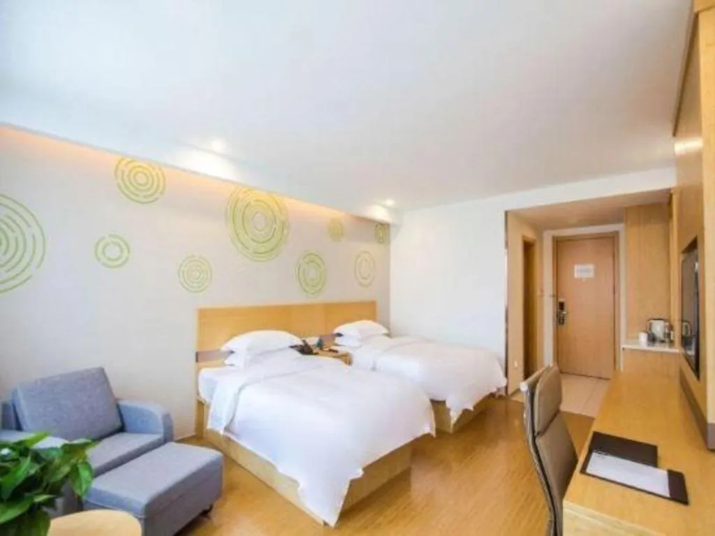 Bed in GreenTree Inn Jiaxing Qixing Town Goverment