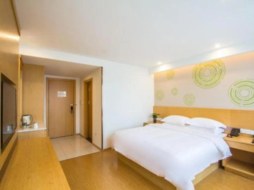 Bed in GreenTree Inn Jiaxing Qixing Town Goverment
