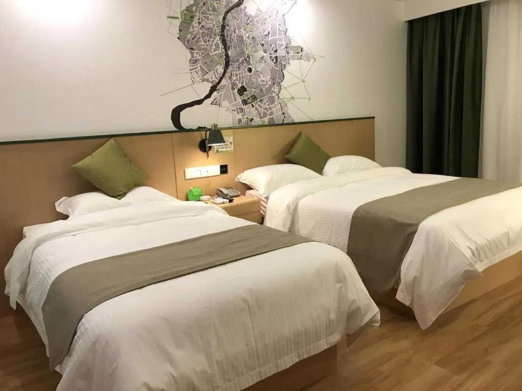 Bed in Vatica Hefei Feidong County Yuzhou Central Square Hotel