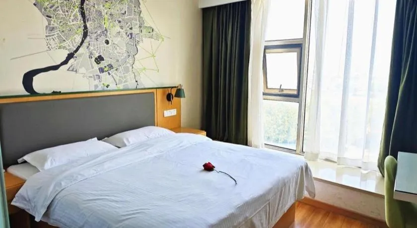 Bed in Vatica Hefei Feidong County Yuzhou Central Square Hotel