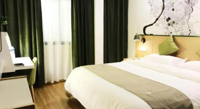 Bed in Vatica Hefei Feidong County Yuzhou Central Square Hotel